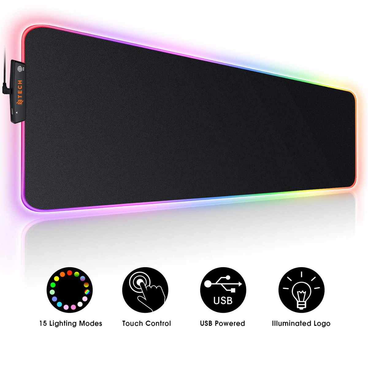 RGB LED Colour Changing XXL Gaming Mouse Pad